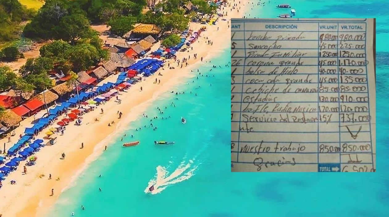 Isla Barú y la factura.