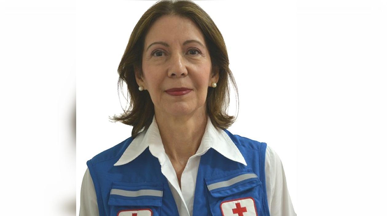 María Cristina Carvajal de Pérez, nueva presidenta de la Cruz Roja Atlántico.