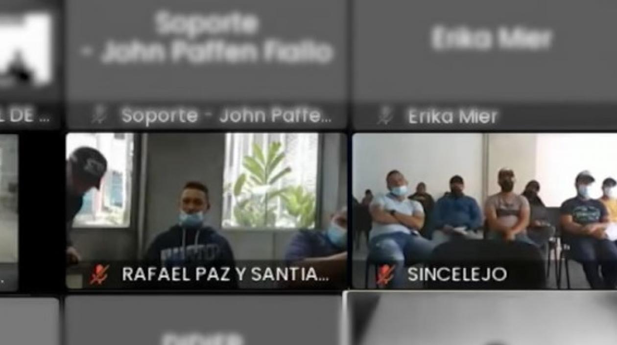 La audiencia de legalización de capturas de los 10 policías involucrados