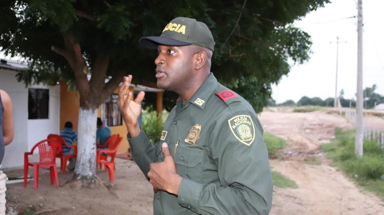 Patrullero Carlos Alberto Valencia Urrutia.