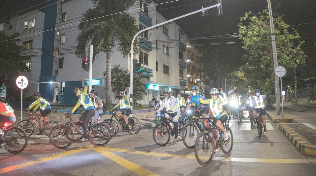 Participantes en la más reciente 'Biciquilla'.
