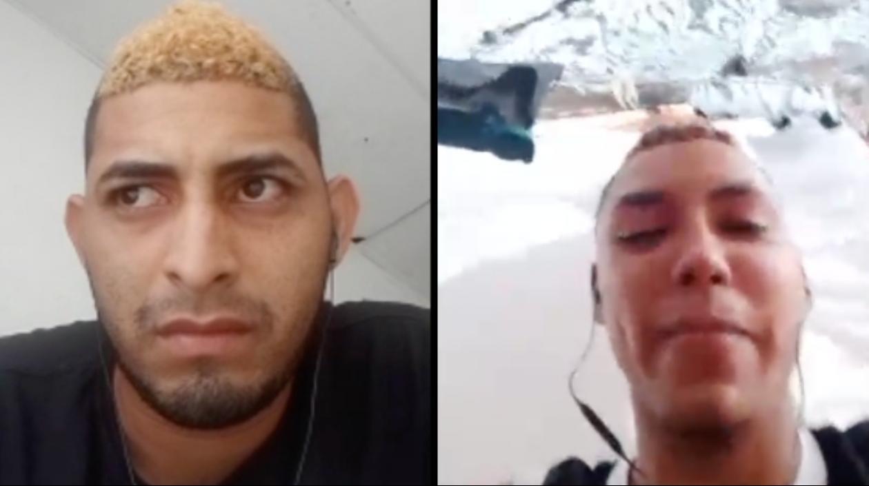 Geovany Ospino Rodríguez, alias ‘Cheo’; y Juan David Simmonds Niebles.