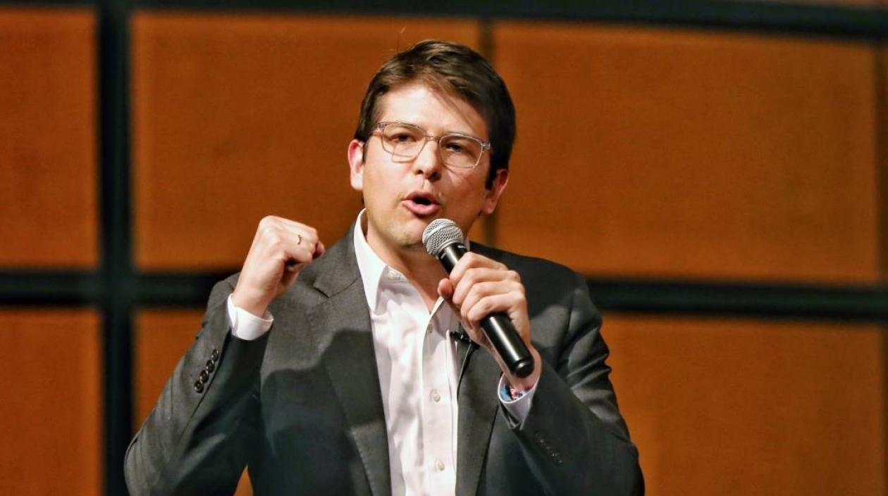 Miguel Uribe Turbay, senador de la República.