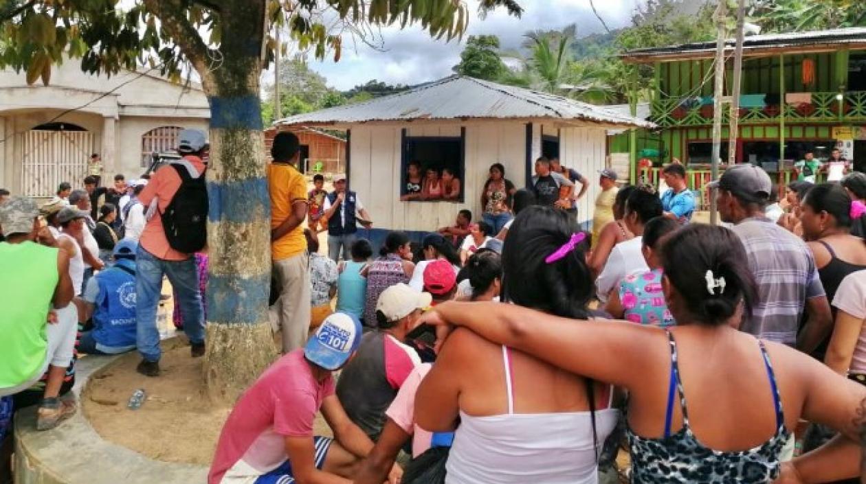 var con la misión humanitaria encabezada por la Defensoría del Pueblo.