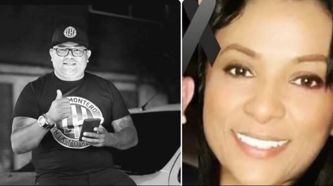 Léiner Montero Ortega y Dilia Contreras, periodistas asesinados.
