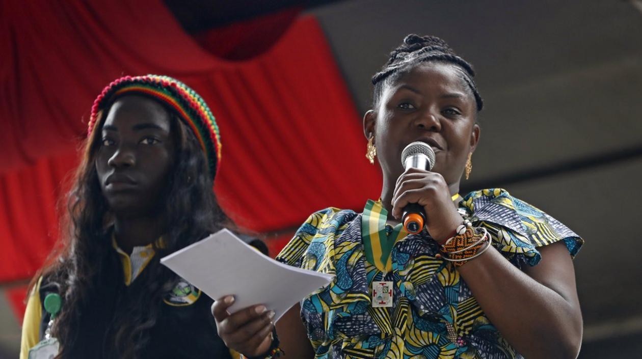 La vicepresidenta de Colombia, Francia Márquez. 