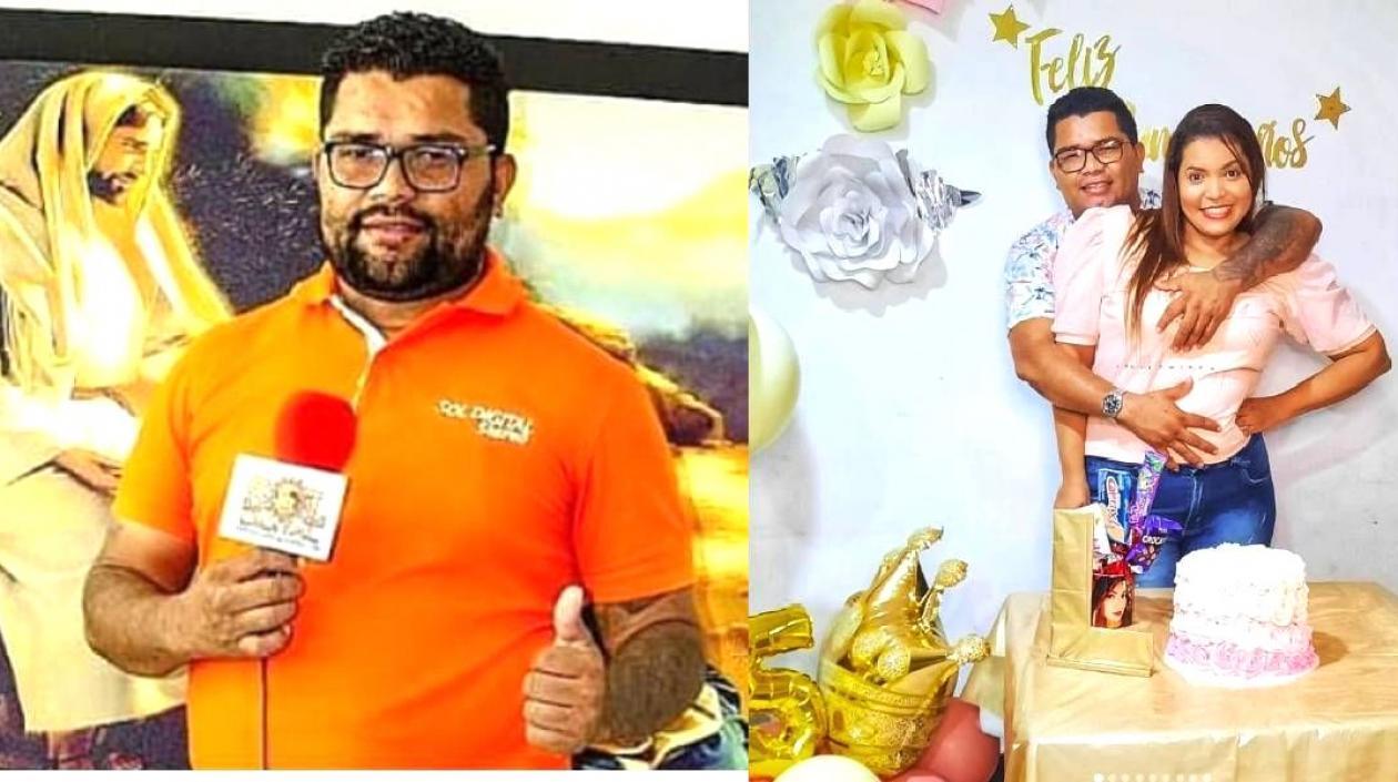 Leiner Montero, el periodista asesinado en el departamento del Magdalena.