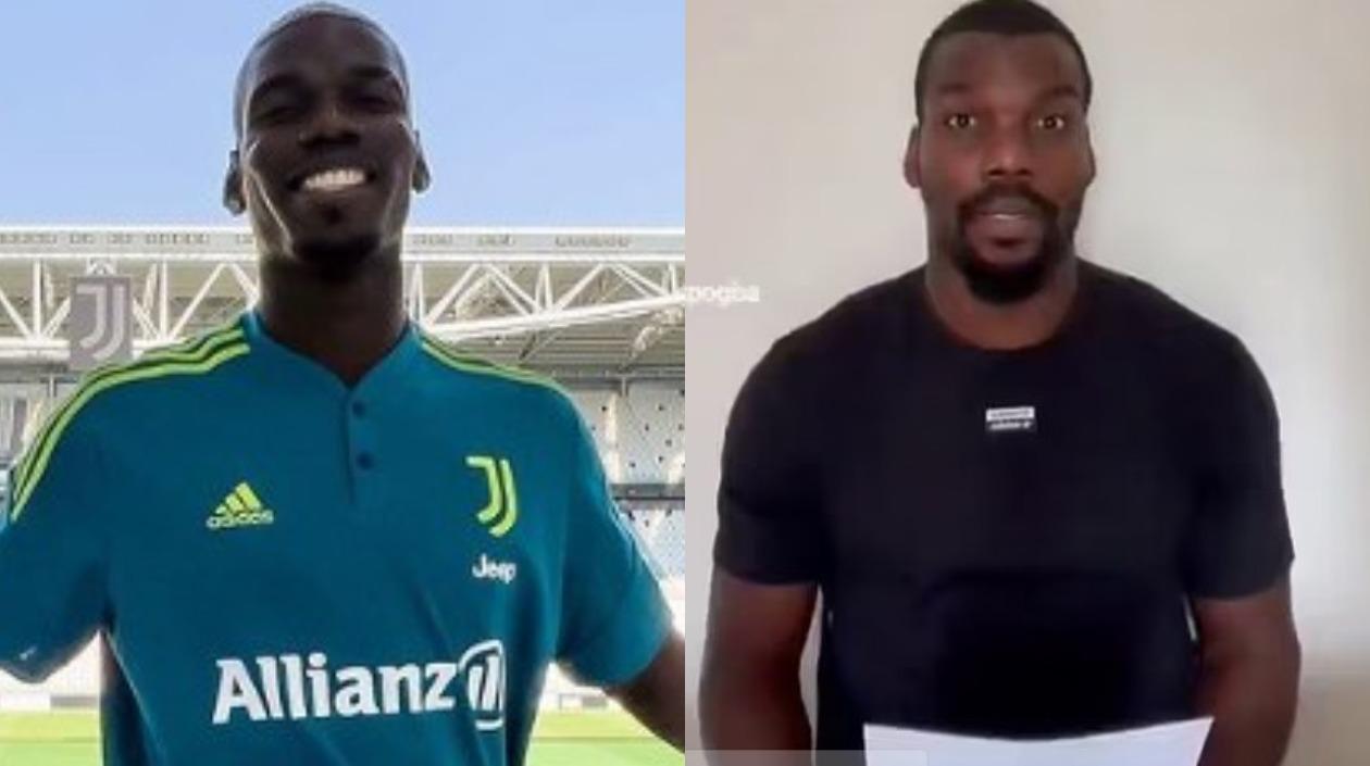 Paul Pogba y su hermano Mathias.