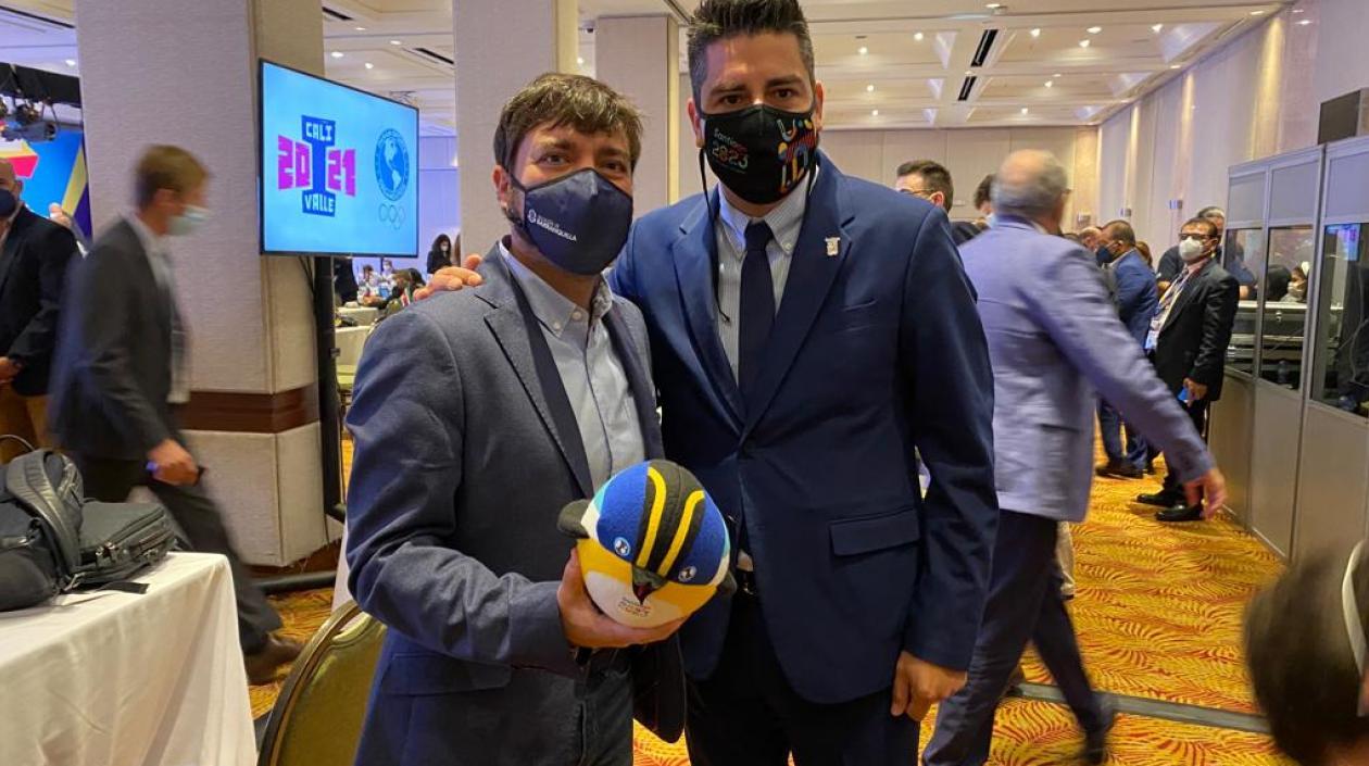 Alcalde Jaime Pumarejo, en reunión de Juegos Panamericanos 2027.