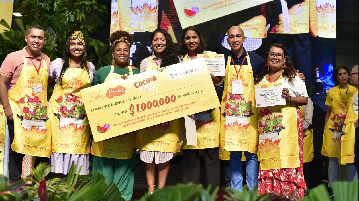 Ganadora 'cocina para aficionados'. 