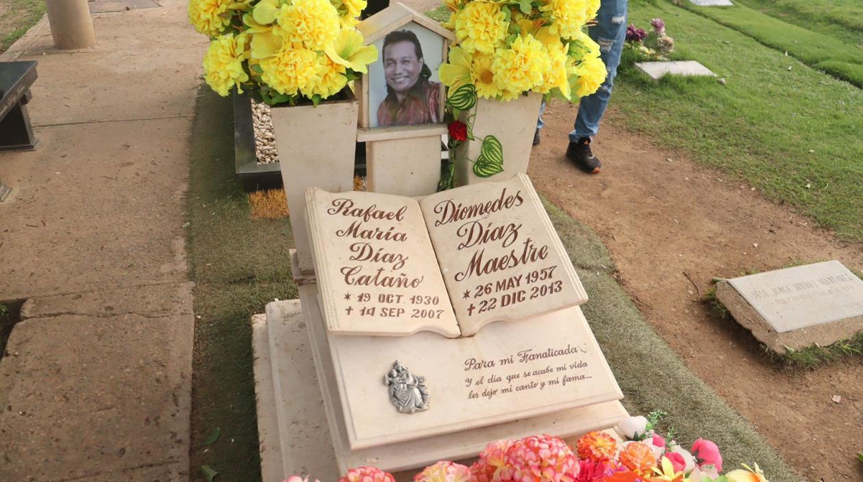 Tumba de Diomedez Díaz. 