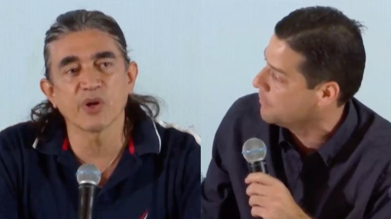 Senadores Gustavo Bolívar y Mauricio Gómez Amín.