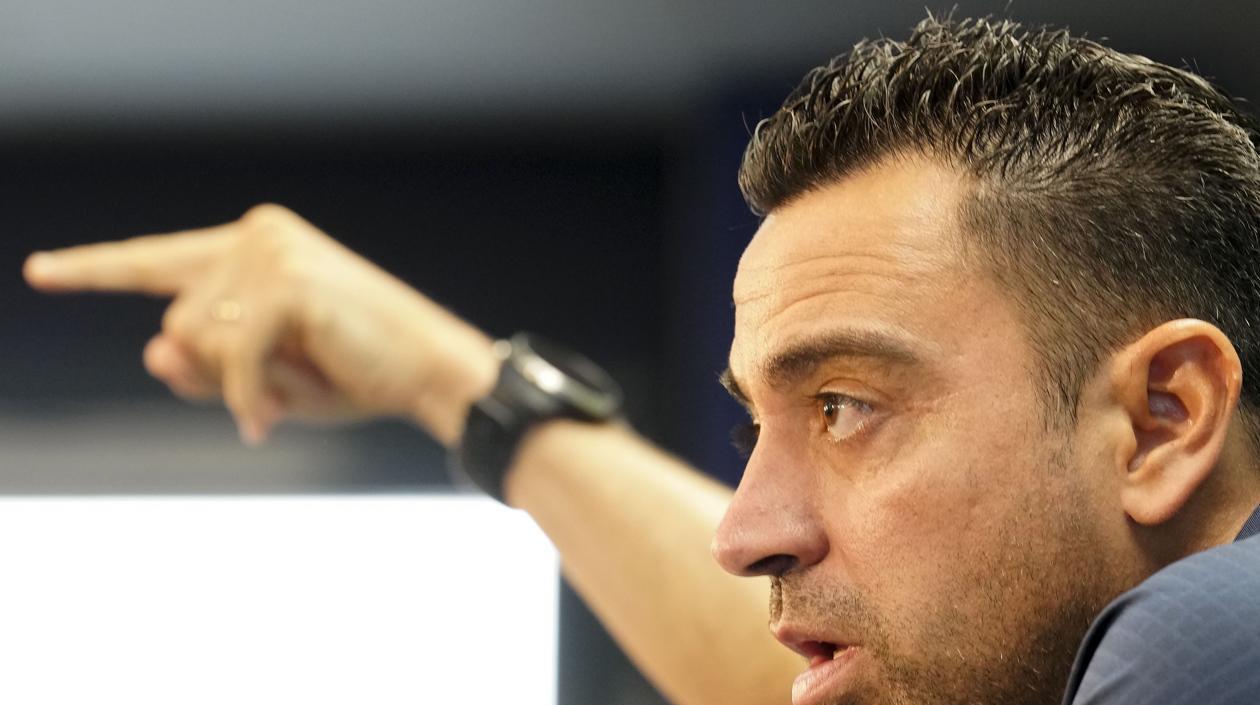 El técnico barcelonista Xavi Hernández.