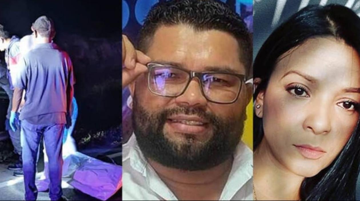 Leiner Montero y Dilia Contreras, asesinados.