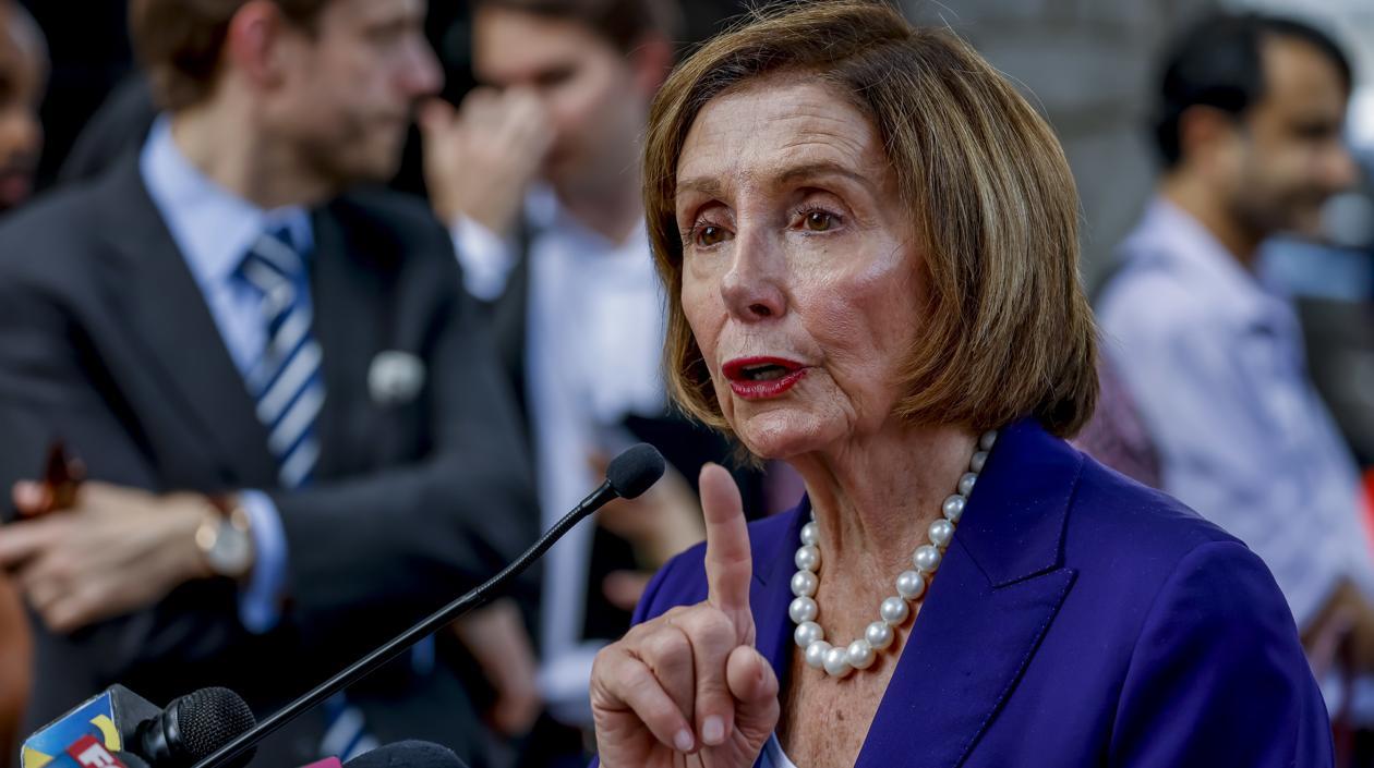 Presidenta de la Cámara de Representantes de EE.UU., Nancy Pelosi.