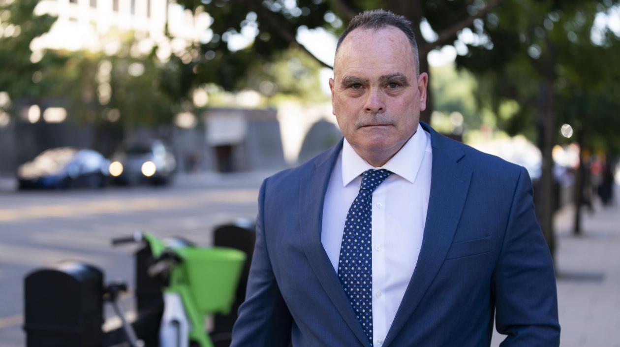 El ex-marine y policía jubilado de Nueva York, Thomas Webster.