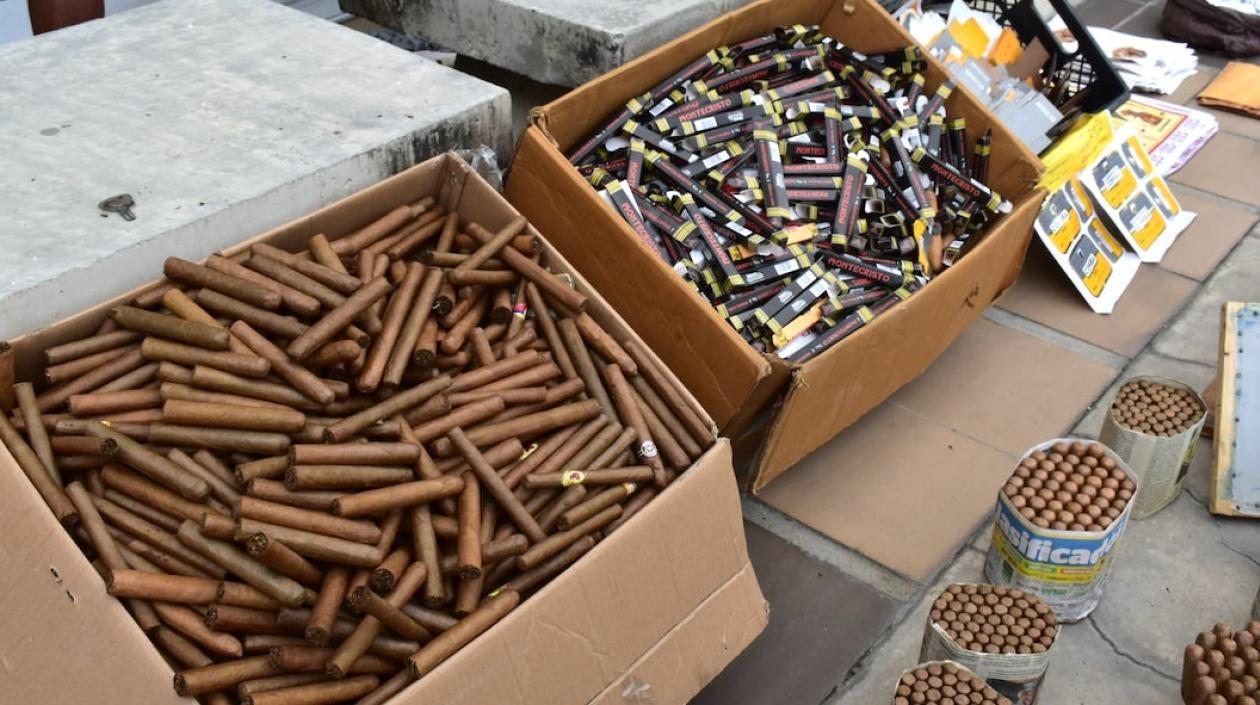 Elementos incautados por la Policía Metropolitana de Cartagena.