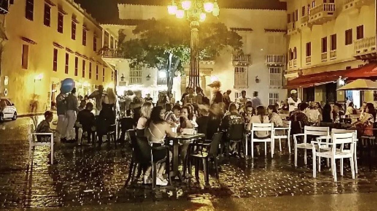 Plaza de Santo Domingo en Cartagena