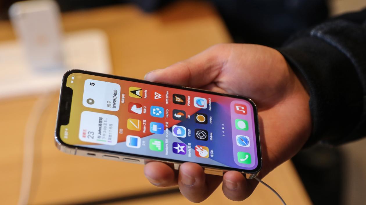 Fotografía de archivo de un iPhone