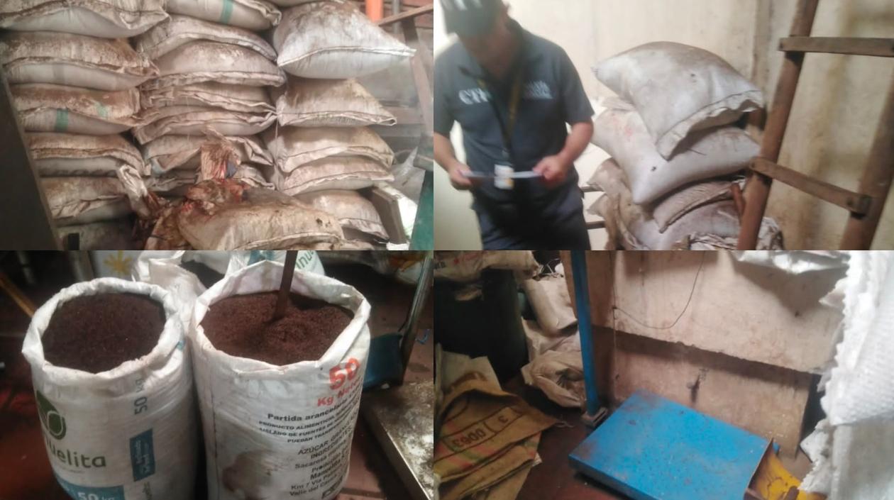 Los insumos contaminados.