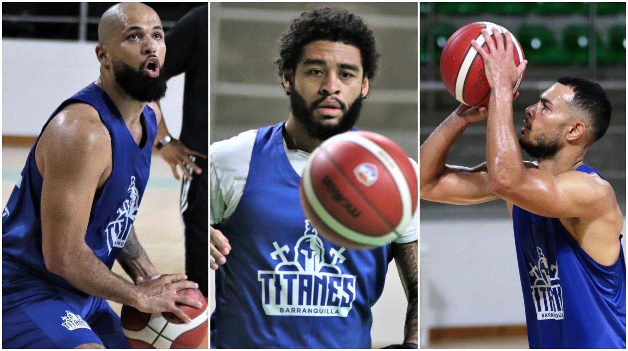 José Lozano, Brandon Davis Rodríguez y Javier González.