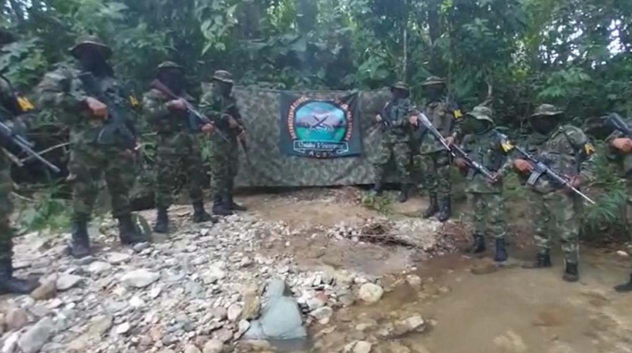 Integrantes de la organización criminal.