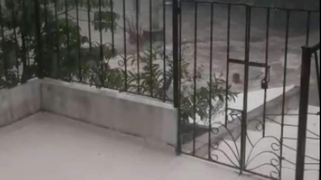 Momento en el que es arrastrado.