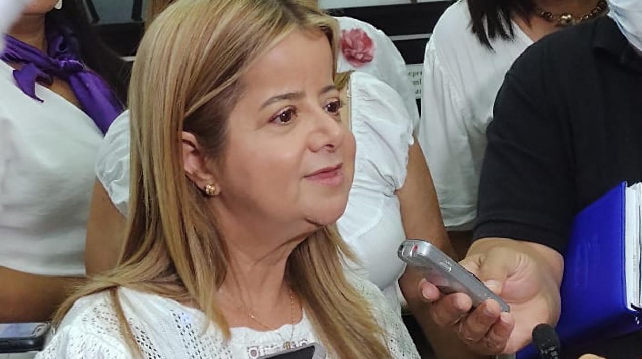 Elsa Noguera, gobernadora del Atlántico. 
