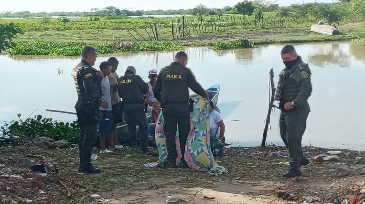 Rescate de menor ahogado en arroyo.