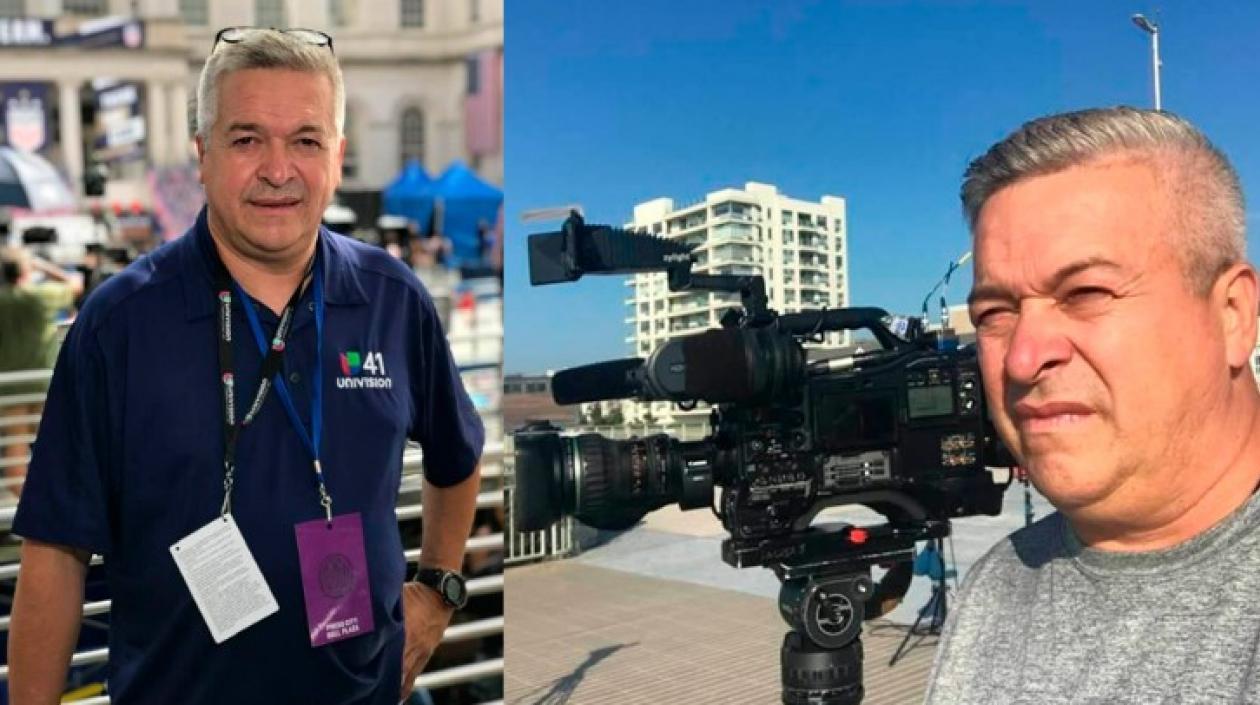 Humberto Acosta, camarógrafo barranquillero que trabaja en Univisión.