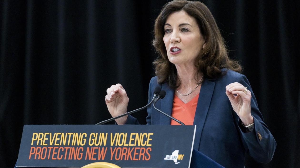 La gobernadora de Nueva York, Kathy Hochu.