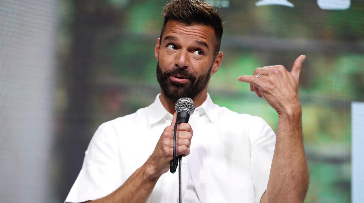 Ricky Martin, cantante puertorriqueño.