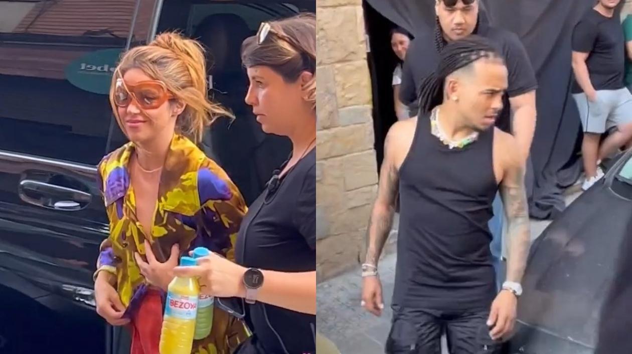 Shakira y Ozuna.