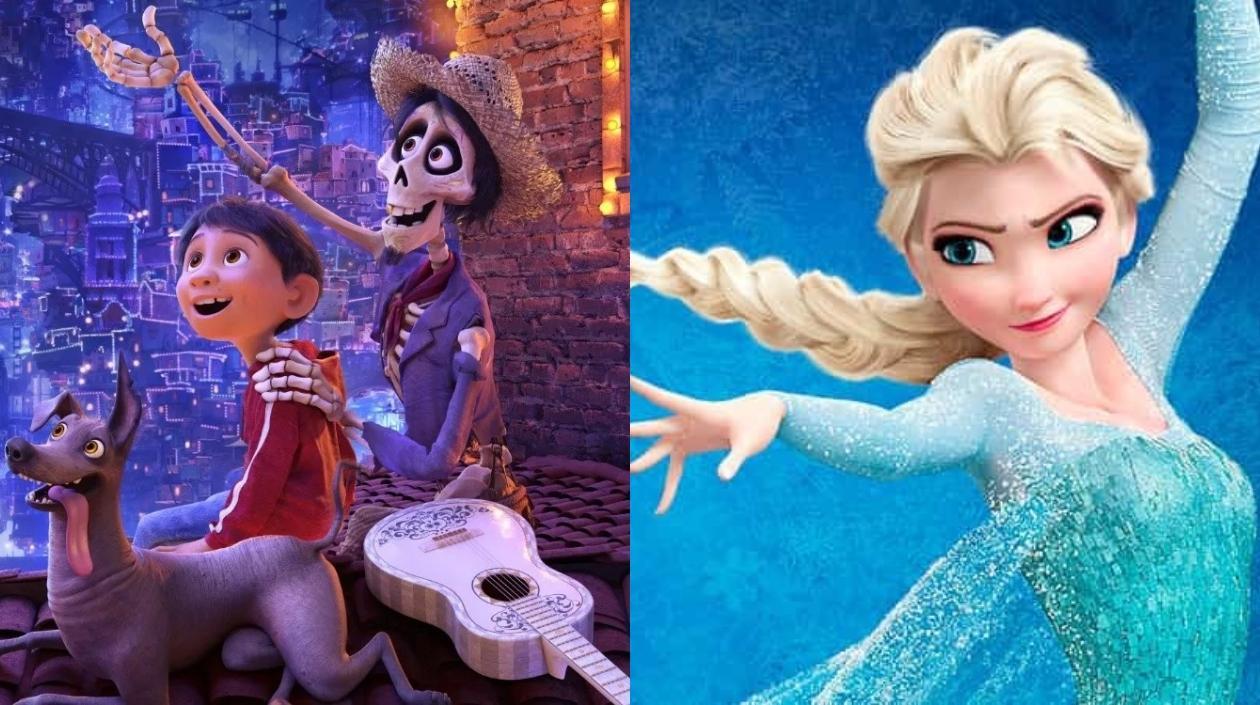 Películas 'Coco' y 'Frozen'.