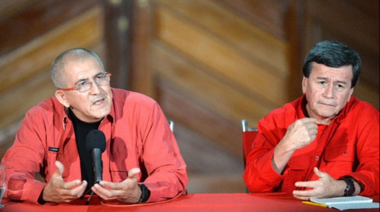 'Antonio García' y 'Pablo Beltrán', dirigentes del ELN.