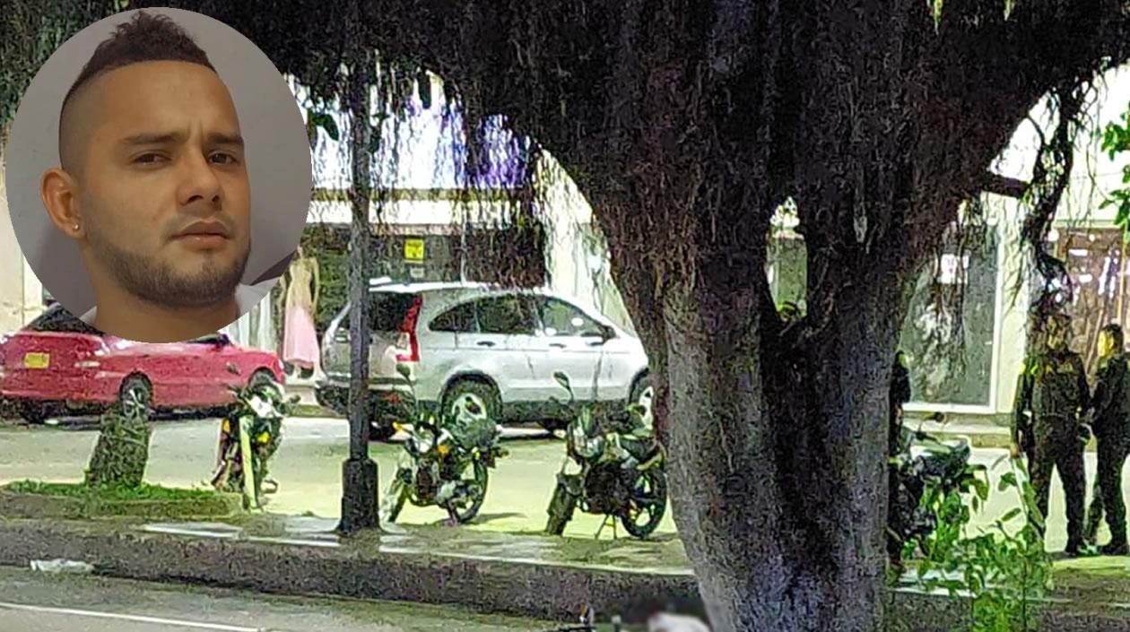 Lugar donde ultimaron al hombre