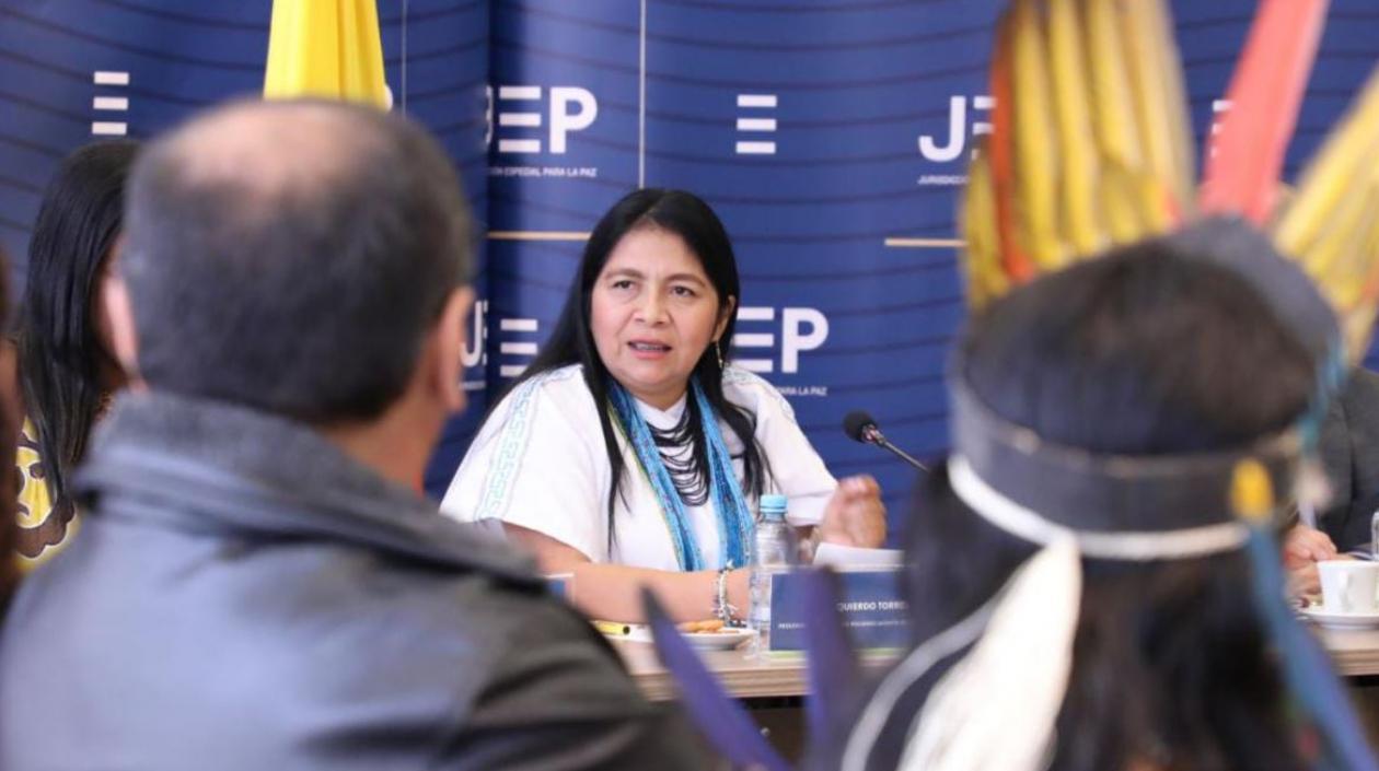 Momentos de la apertura del caso 09 de la JEP.