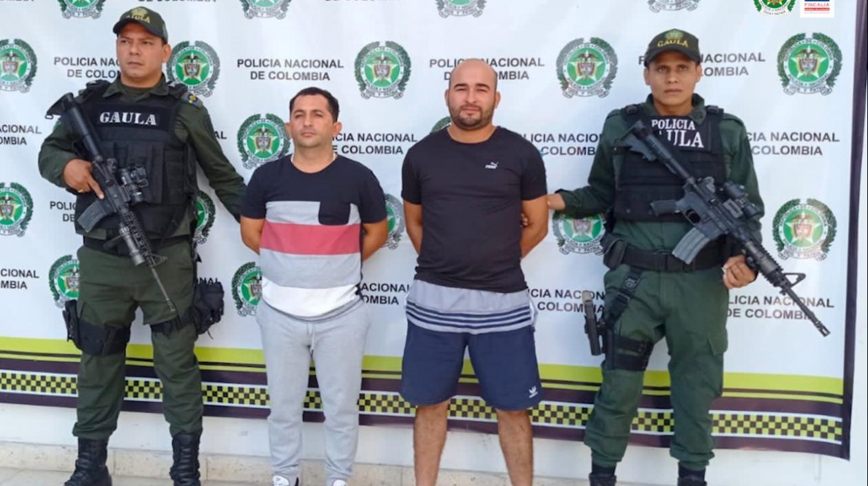 Los dos hombres imputados por el secuestro de un adolescente. 