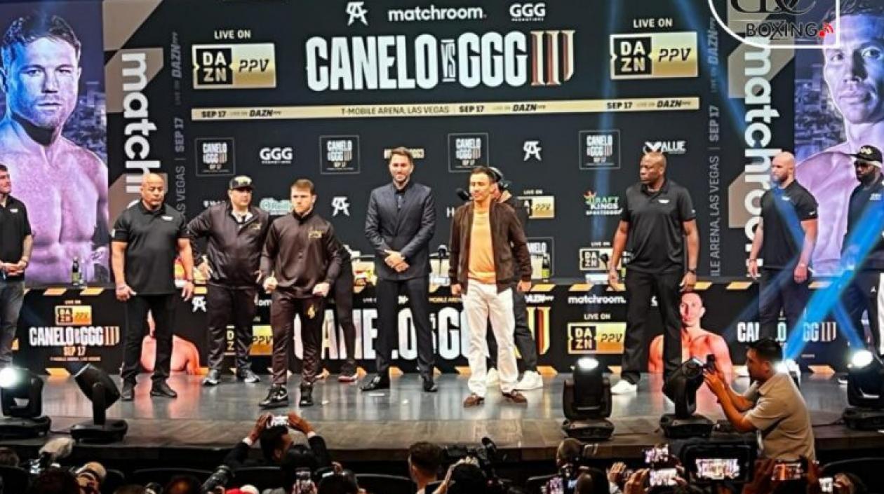 Saúl Álvarez y Gennady Golovkin.