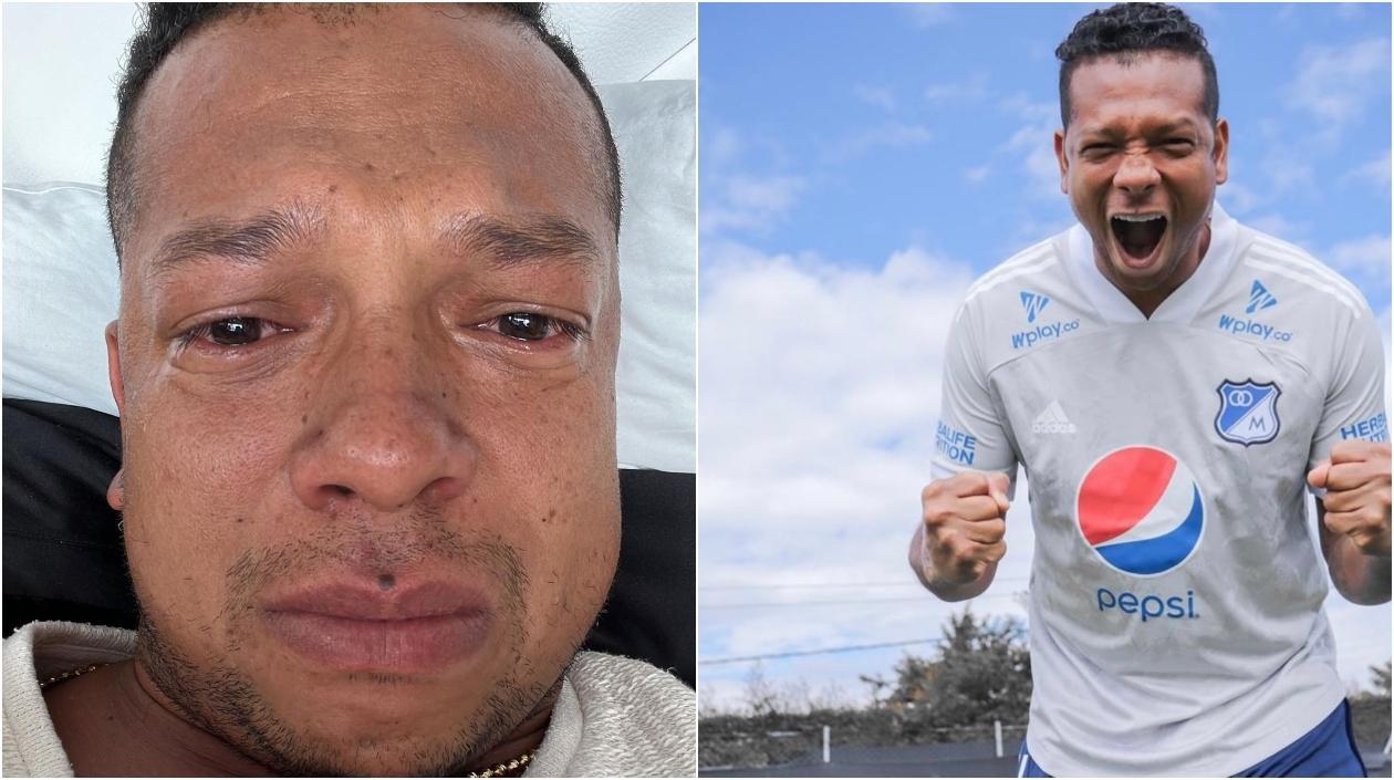 Freddy Guarín en su estado actual y en sus últimos años como jugador. 