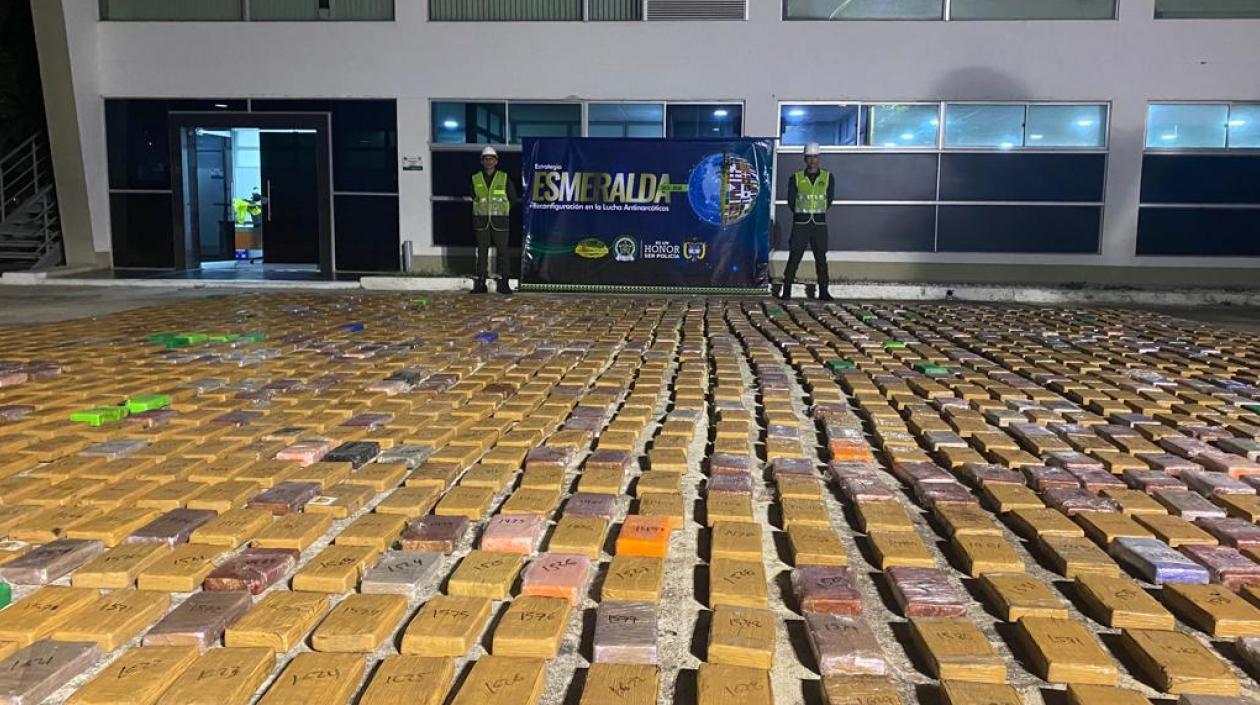 Incautación de cocaína en Barranquilla.