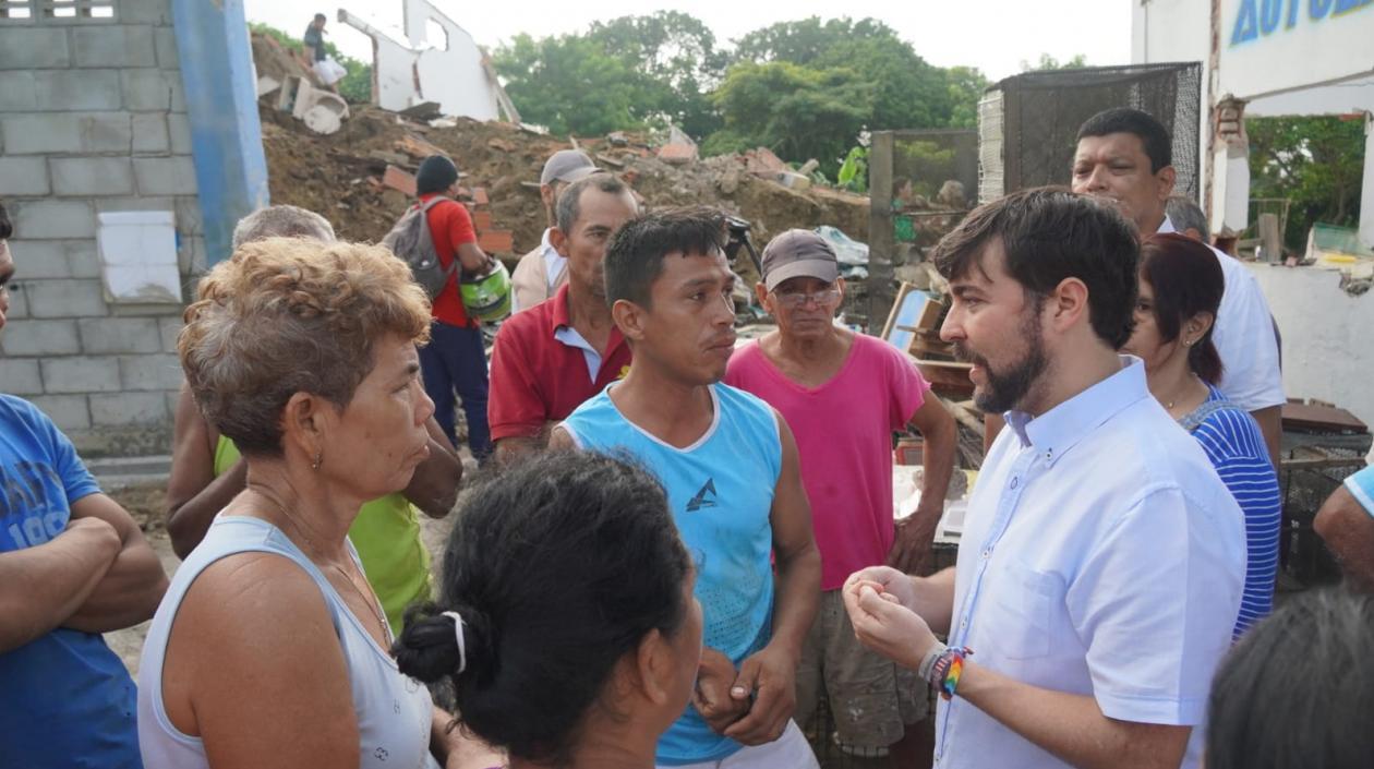 El Alcalde de Barranquilla, Jaime Pumarejo.