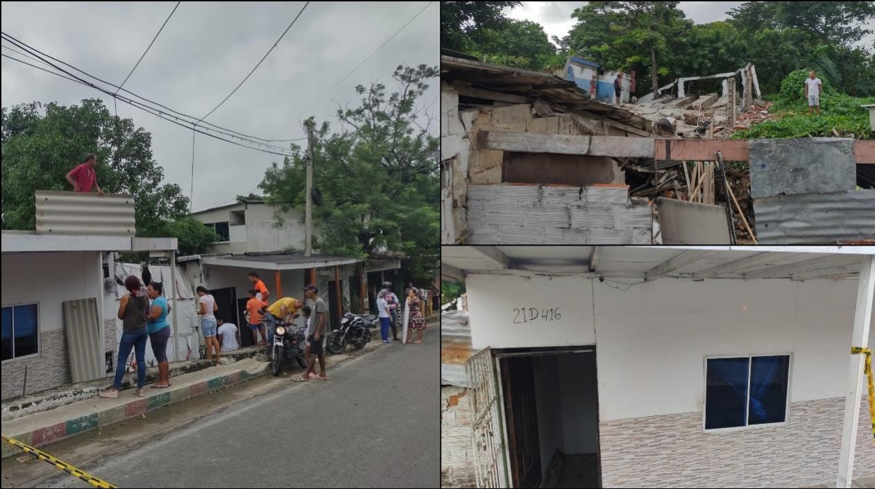 Imagen de los afectados.