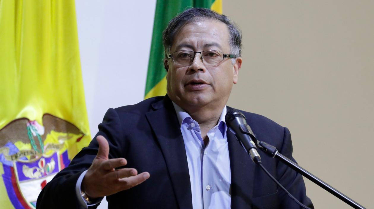 Gustavo Petro, presidente de Colombia. 