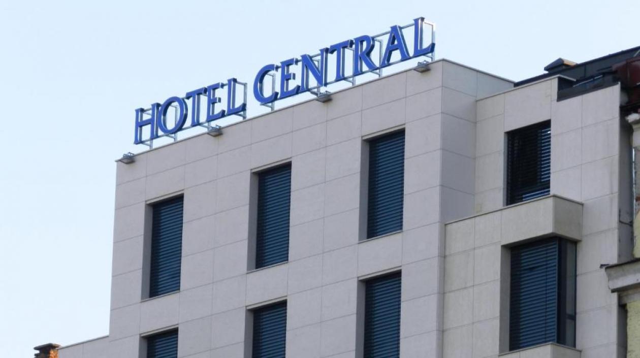 Hotel Central, sitio del incendio. 