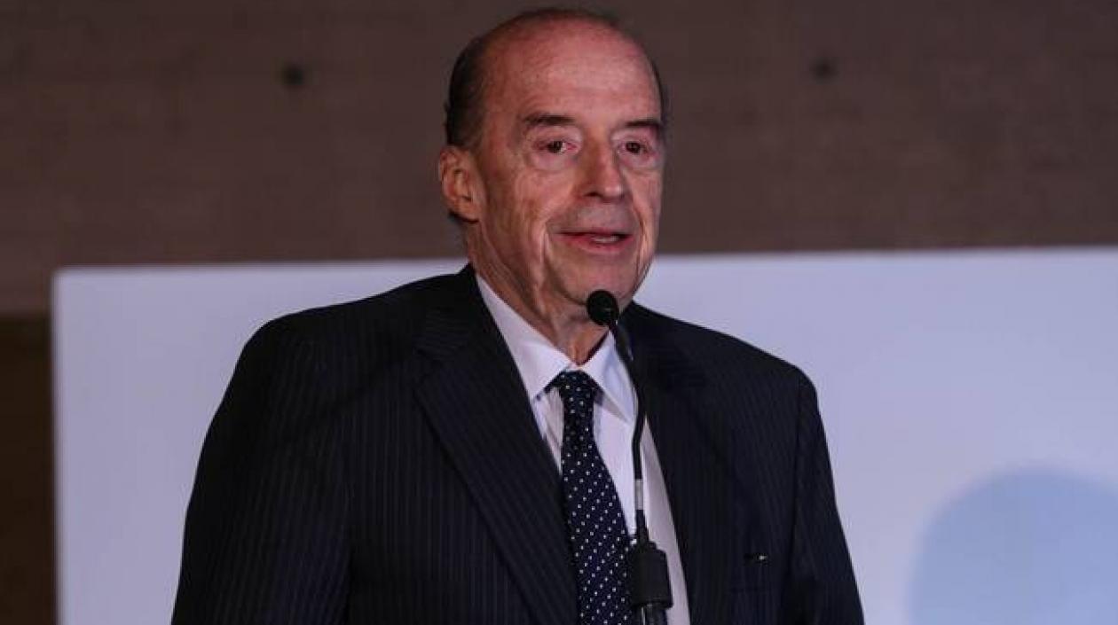 El Canciller Álvaro Leyva.
