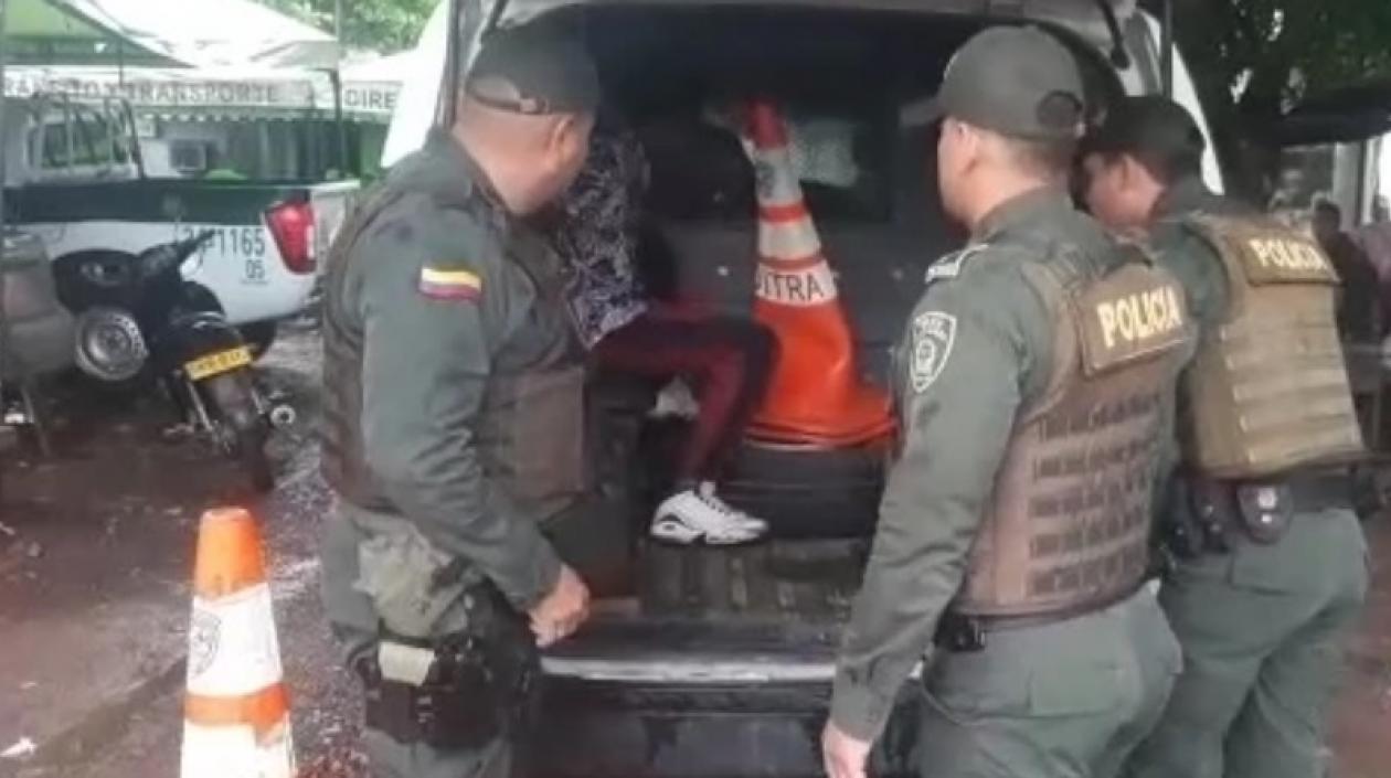 El hombre de 21 años sindicado de darle muerte a la niña de 2 años.