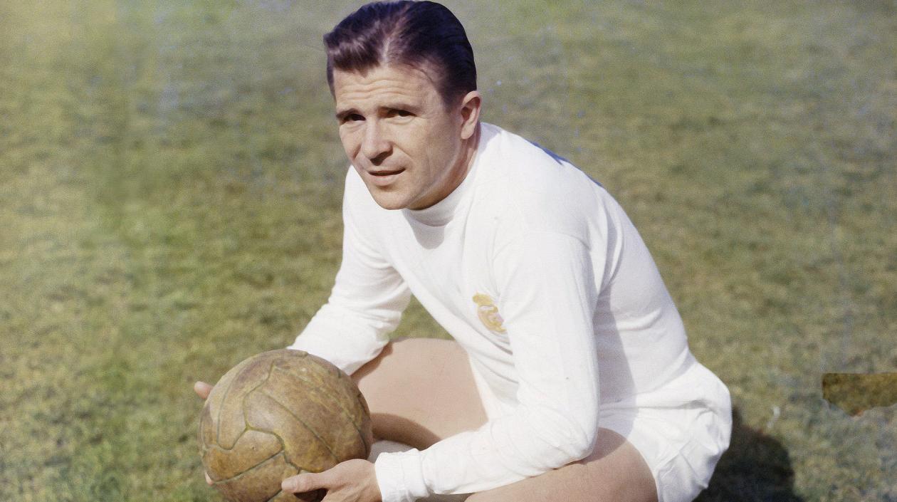 Ferenc Puskas, jugador legendario del Real Madrid. 