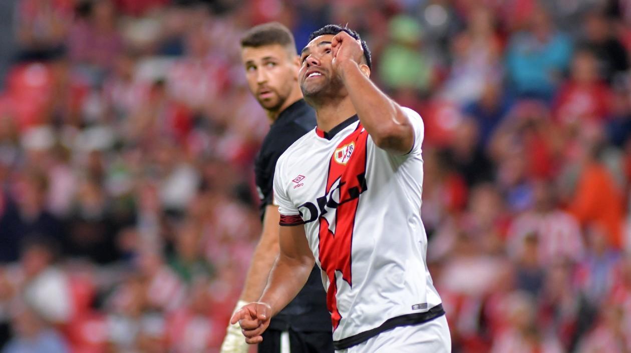 Falcao García, delantero del Rayo Vallecano. 