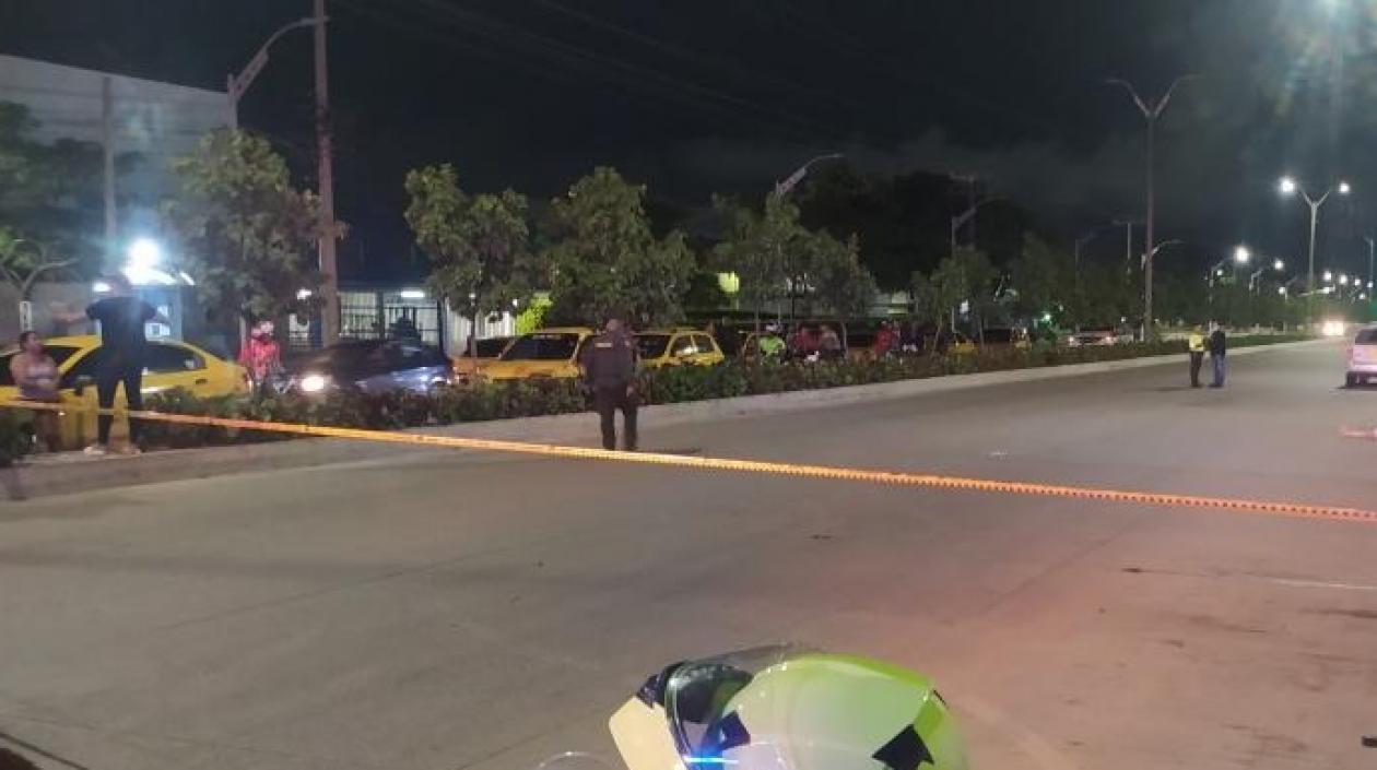 Momentos del accidente de tránsito. 